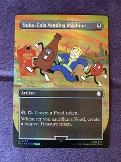 Nuka-Cola Vending Machine Foil Extended Art Pip HP MTG - Image 1