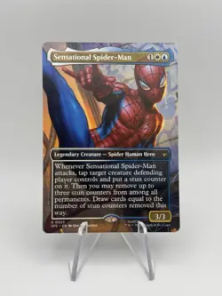 MTG - SPE - Sensational Spider-Man (Borderless) #0025 - Near Mint Non Foil - Image 1