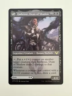 Shaile Dean of Radiance / Embrose Shadow Foil MTG Magic Gathering Card Mint STX - Image 2