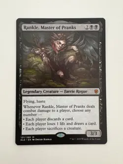 Rankle Master of Pranks MTG Magic the Gathering Card NM Near Mint ELD - Image 1