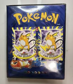 Topps Pokemon TCG Raichu Vintage #26 Set Of Two Black Logo TV Animation Edition - Image 1