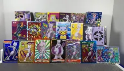 Pokemon Lot of 20 Cards and Stickers All Mewtwo #150 Mewtwo Only Pokemon Lot - Image 2