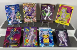 Pokemon Lot of 20 Cards and Stickers All Mewtwo #150 Mewtwo Only Pokemon Lot - Image 3
