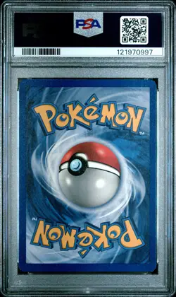 1999 POKEMON GAME 1ST ED #8 MACHAMP-HOLO PSA 8 - Image 2