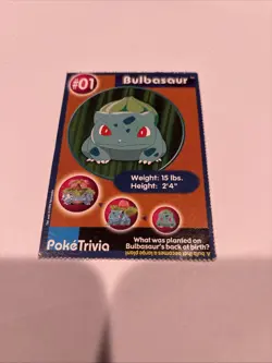 1999 Burger King Pokemon Master Trainer Collection Venusaur #3 - Image 1