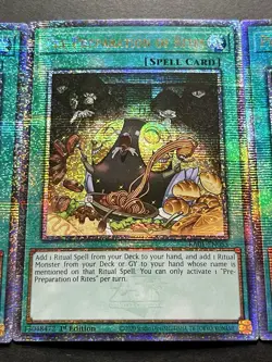 3x Pre-Preparation Of Rites | RA01-EN055 | Quarter Century Secret Rare | YuGiOh! - Image 5
