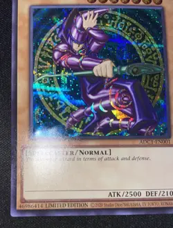 YuGiOh Dark Magician Adidas Promo ADC1-EN001 - Damaged - Image 5
