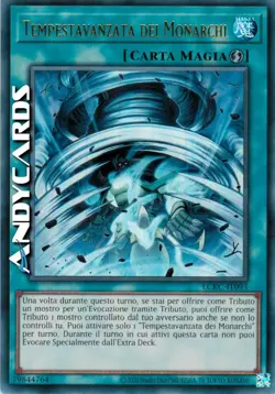 TEMPESTAVANZATA DEI MONARCHI • Ultra R SP • LCKC IT093 • Unl • Yugioh! ANDYCARDS - Image 1
