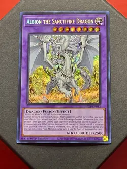 Albion The Sanctifire Dragon | MP24-EN082 | Prismatic Secret Rare | NM | YuGiOh! - Image 1