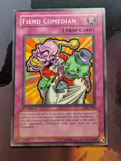 Fiend Comedian - LOD-098 - Common - 1st Edition - YuGiOh - Very Light Play - Image 1