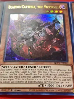 3x Blazing Cartesia, The Virtuous | BLTR-EN080 | UR | LP | 1st Edition | YuGiOh! - Image 4