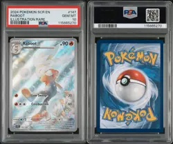 Pokemon Raboot Illustration Rare Card 147/142 PSA 10 2024 Stellar Crown Gem Mint - Image 3