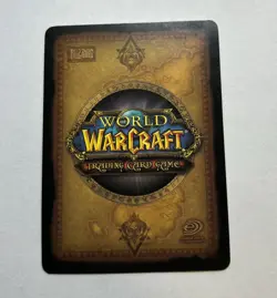 WORLD OF WARCRAFT ETHEREAL PLUNDERER Loot Card scratched WOW TCG ILLIDAN Read - Image 2
