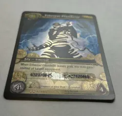 WORLD OF WARCRAFT ETHEREAL PLUNDERER Loot Card scratched WOW TCG ILLIDAN Read - Image 4