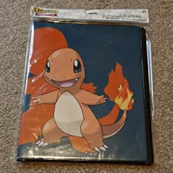 Pokemon Ultra Pro 9 Pocket Portfolio Card Binder Charmander New & Sealed - Image 1