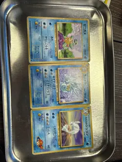 Japanese Pokemon TCG Graded Cards Squirtle, Misty's Dewgong And Fossil Seadra LP - Image 2