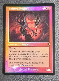 MTG English Balefire Dragon (Retro Frame) NM Foil Innistrad Remastered Magic - Image 1
