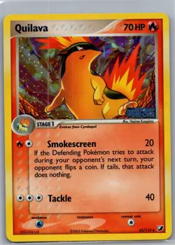 Quilava 45/115 Reverse Holo Unseen Forces - Pokemon Card - NM - Image 1