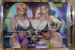 NAMI & NICO ROBIN One Piece Anime Waifu Bikini Goddess CUSTOM CARD NM - Image 1
