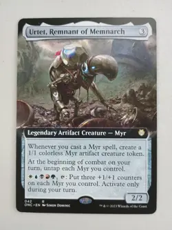 Magic the Gathering Urtet, Remnant of Memnarch ONC R 042 Extended Art NM MTG - Image 1