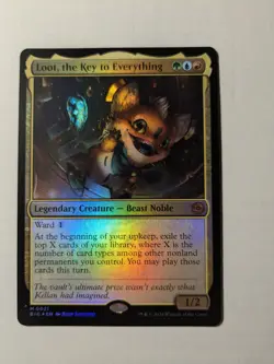 Loot the Key to Everything Foil 21 Outlaws of Thunder Junction The Big Score MtG - Image 1