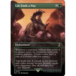 LIFE FINDS A WAY (BORDERLESS) Universes Beyond: Jurassic World Collection MTG - Image 1