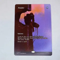 Ponder (Borderless) Marvel Universe Eternal-Legal MTG NM - Image 1