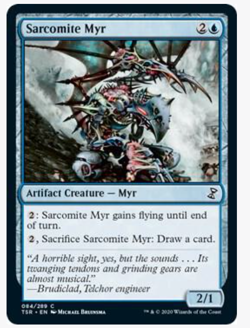 Sarcomite Myr - TSR (x4) PLAYSET MtG Magic the Gathering - Image 1