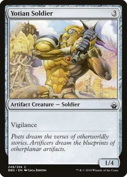 4x Yotian Soldier MTG Battlebond NM Magic: the Gathering Playset - Image 1