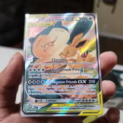 Pokemon TCG Eevee & Snorlax GX SM169 Tag Team Alt Art Promo NM - Image 2
