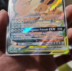 Pokemon TCG Eevee & Snorlax GX SM169 Tag Team Alt Art Promo NM - Image 5