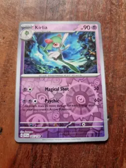 Kirlia - 085/198 - Scarlet & Violet Pokemon - Reverse Holo Common Pack fresh - Image 1