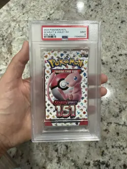Pokemon 151 Authentic Sealed Graded Booster Pack English PSA 9 Mint - Image 1
