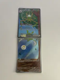 Pokemon Spidops ex 243/198 & Tarountula 199/198 Special Illustration Rare (NM) - Image 1