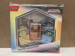 Pokemon TCG: Scarlet And Violet Prismatic Evolutions Poster Collection In Hand - Image 1