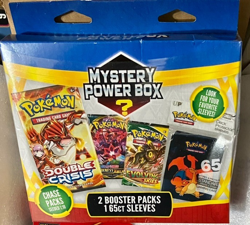 Pokemon Mystery Power Box 2 Booster Packs 65Ct Sleeves Walgreens - Image 1