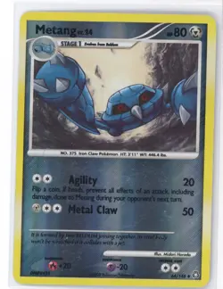 Metang Reverse Holo 64/146 Legends Awakened Pokemon NM 0321#145&146 - Image 1