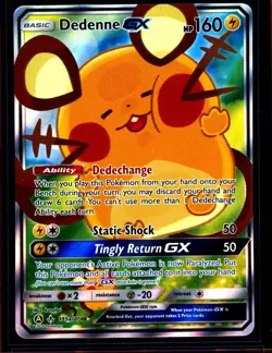 Pokemon TCG Dedenne GX Pokemon Trainer's Toolkit 195a/214 Holo Promo NM 0413#20 - Image 1