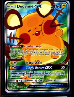 Pokemon TCG Dedenne GX Pokemon Trainer's Toolkit 195a/214 Holo Promo NM 0413#21 - Image 1