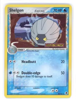 Pokemon TCG Shelgon EX Dragon Frontiers 38/101 Reverse Holo Uncommon NM 0321#210 - Image 1