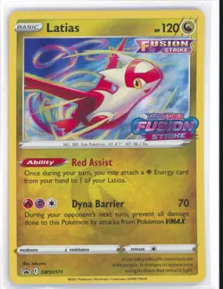 Latias (Prerelease) NM SWSH171 SWSH: Sword & Shield Promo Pokemon NM 0321#205 - Image 1