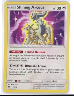 Pokemon TCG Shining Arceus Holo Shining Legends 57/73 Near Mint NM 0321#25 - Image 1