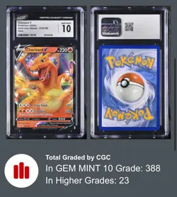 Pokemon Darkness Ablaze 019/189 Charizard V 2020 Ultra Rare CGC 10 GEM MINT - Image 1