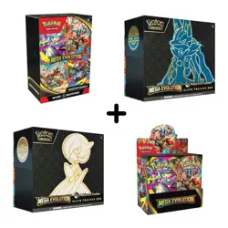 X5- Mega Evolution Pokemon Center Both ETB’s+Enhanced Booster Box+Bundle - Image 1