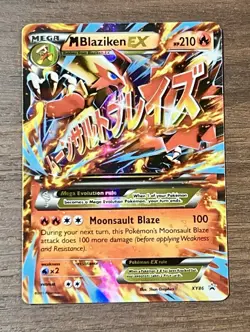 Pokemon M Blaziken EX XY86 Black Star Promo Holo Rare - Image 1