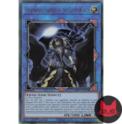 Yugioh Underworld Goddess of the Closed World RA02-EN045 Collectors Rare 1st NM - Image 1