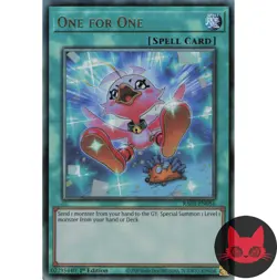 Yugioh One for One RA03-EN056 Ultimate Rare 1st Edition NM - Image 1