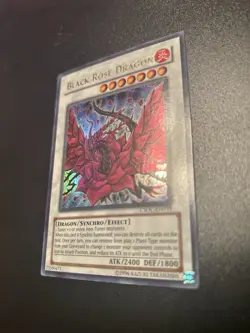 Yu-Gi-Oh Black Rose Dragon Ultra Rare Unlimited Edition CSOC-EN039 NM Condition - Image 2