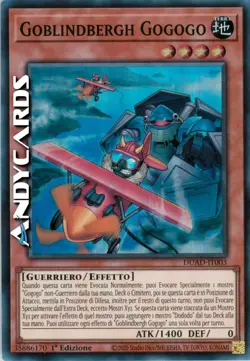 GOBLINDBERGH GOGOGO (Gogogo Goblindbergh) • Super R • DUAD IT003 • 1Ed • Yugioh! - Image 1