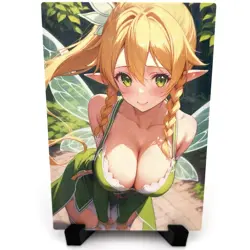 Sword Art Online Leafa Sexy Anime Waifu Girl Doujin Lewd Goddess Story Art Card - Image 1
